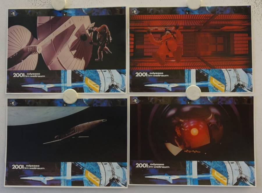 2001 - Odyssee im Weltraum originaler deutscher Aushangfotosatz (R80s)